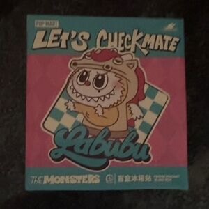 Pop Mart Labubu Checkmate Action Figure - Red and Blue